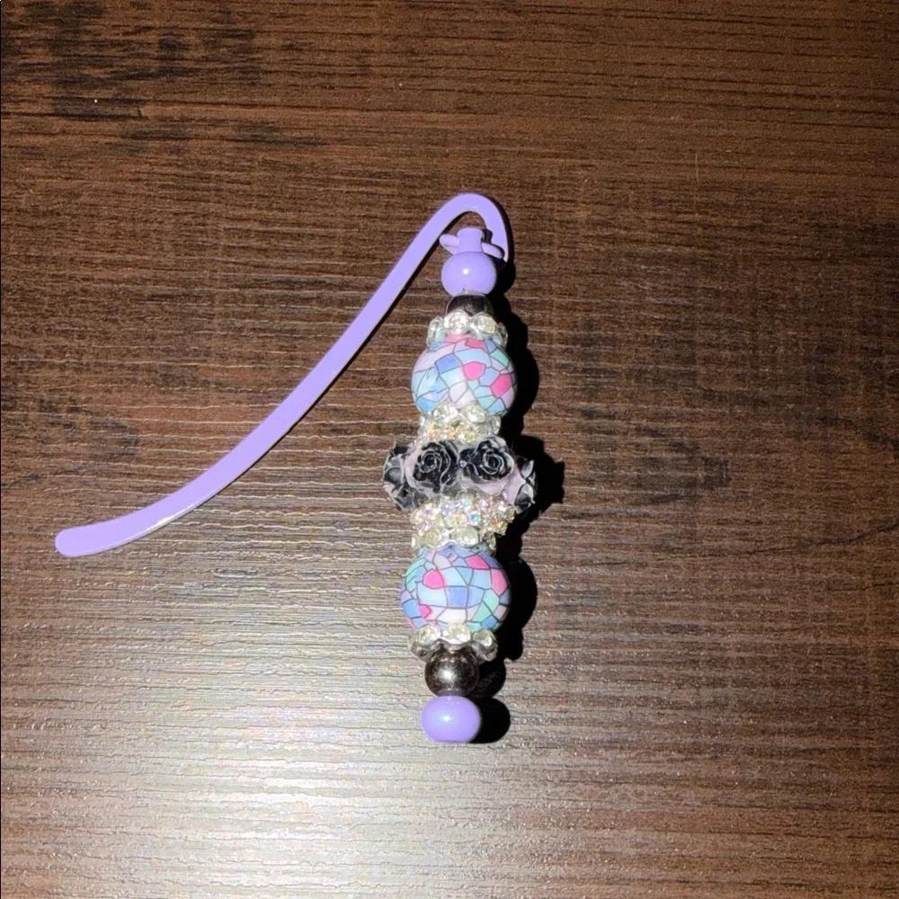 Custom Bookmark with Floral Accents